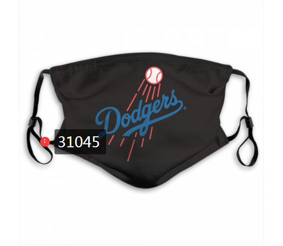 2020 Los Angeles Dodgers Dust mask with filter 37